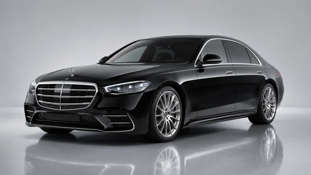 Luxury Sedan — black, chauffeur-driven